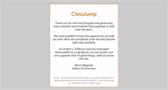 Desktop Screenshot of classjump.com